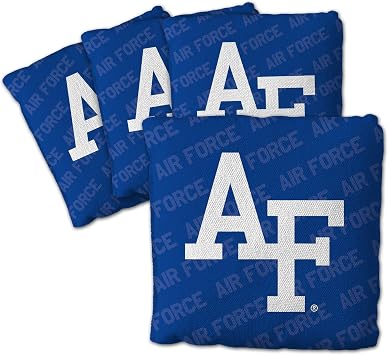 YouTheFan Officially-Licensed NCAA Set of 4 Cornhole Bags - All Weather Regulation 6 x 6 Size - 16oz Weight - Designed in USA