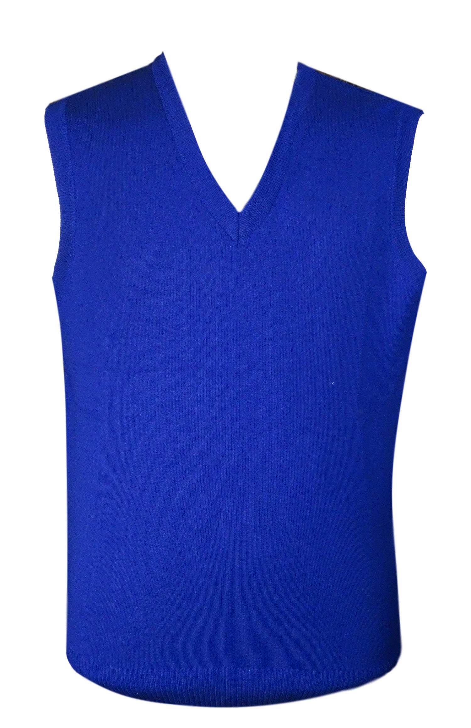 Camiseta de tirantes azul real escolar talla 32W de algodon 2