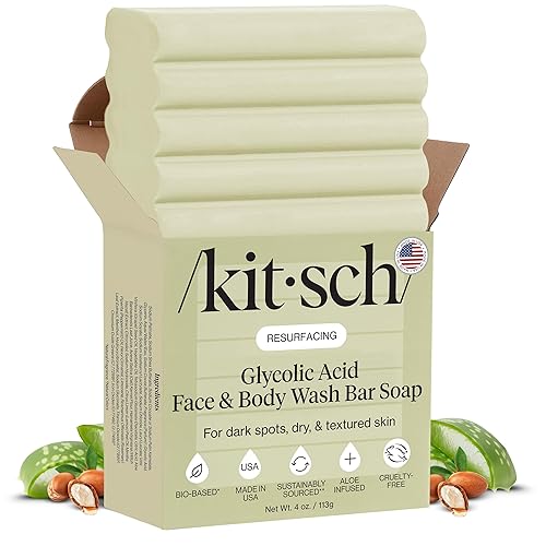 Kitsch Glycolic Acid Face & Body Wash Bar – Resurfacing