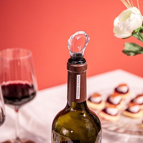 Miniatura 8 de Vacu Vin Crystal Wine Server - Juego de 2 unidades color negro