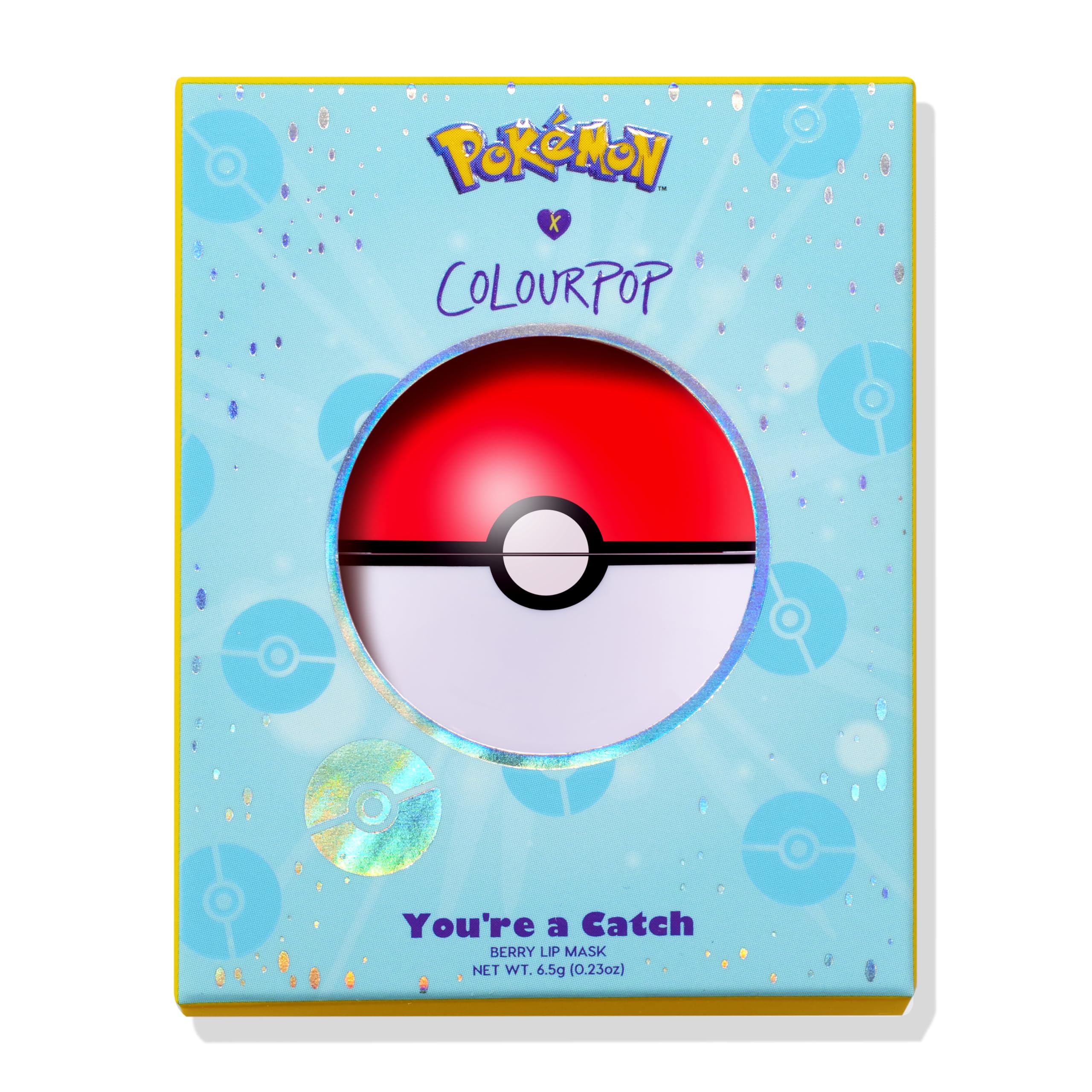 x Pokémon Lip Mask - You're a Catch Leave-On Lip Moisturizer & Overnight Lip Treatment - Replenishes Dry Lips with Shea Butter & Vitamin E - Berry (0.07 oz)