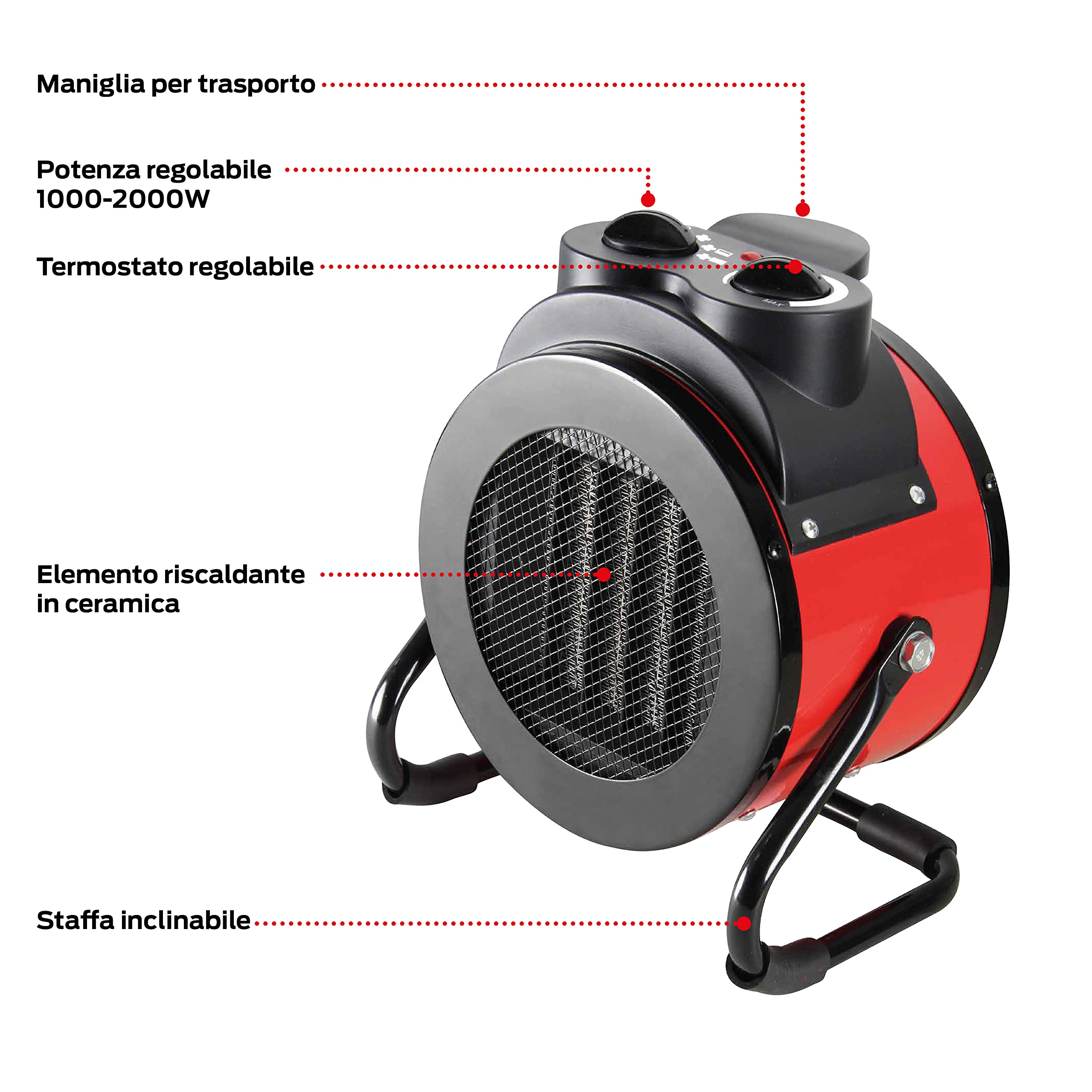 Valex 1860105 Hot Air Generator 2000 Watt Ceramic Heater : Amazon.com.au:  Garden