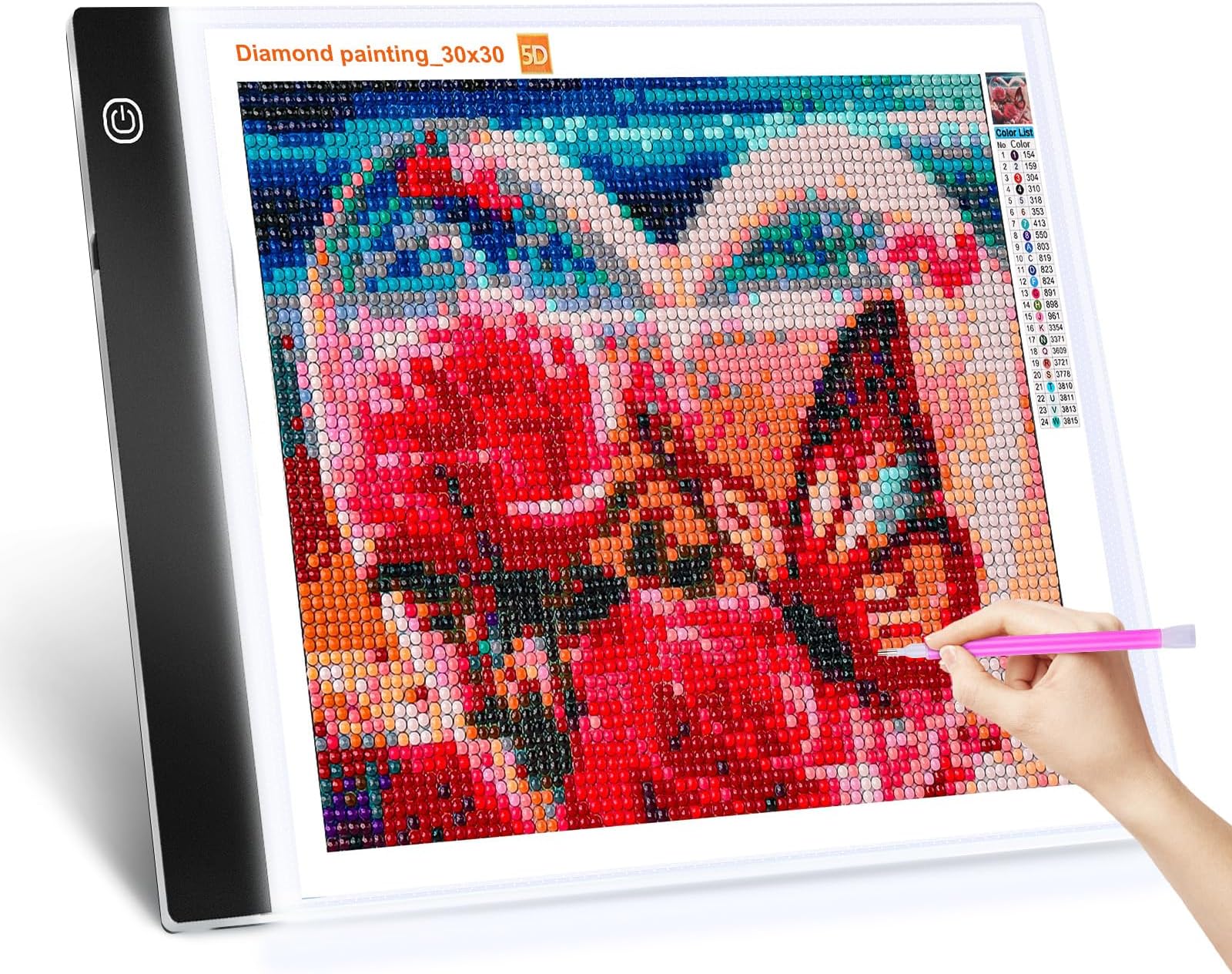 IMAGE A4 Leuchttisch Für Kinder - Stufenlos Dimmbar Mit 10 Vorlagen