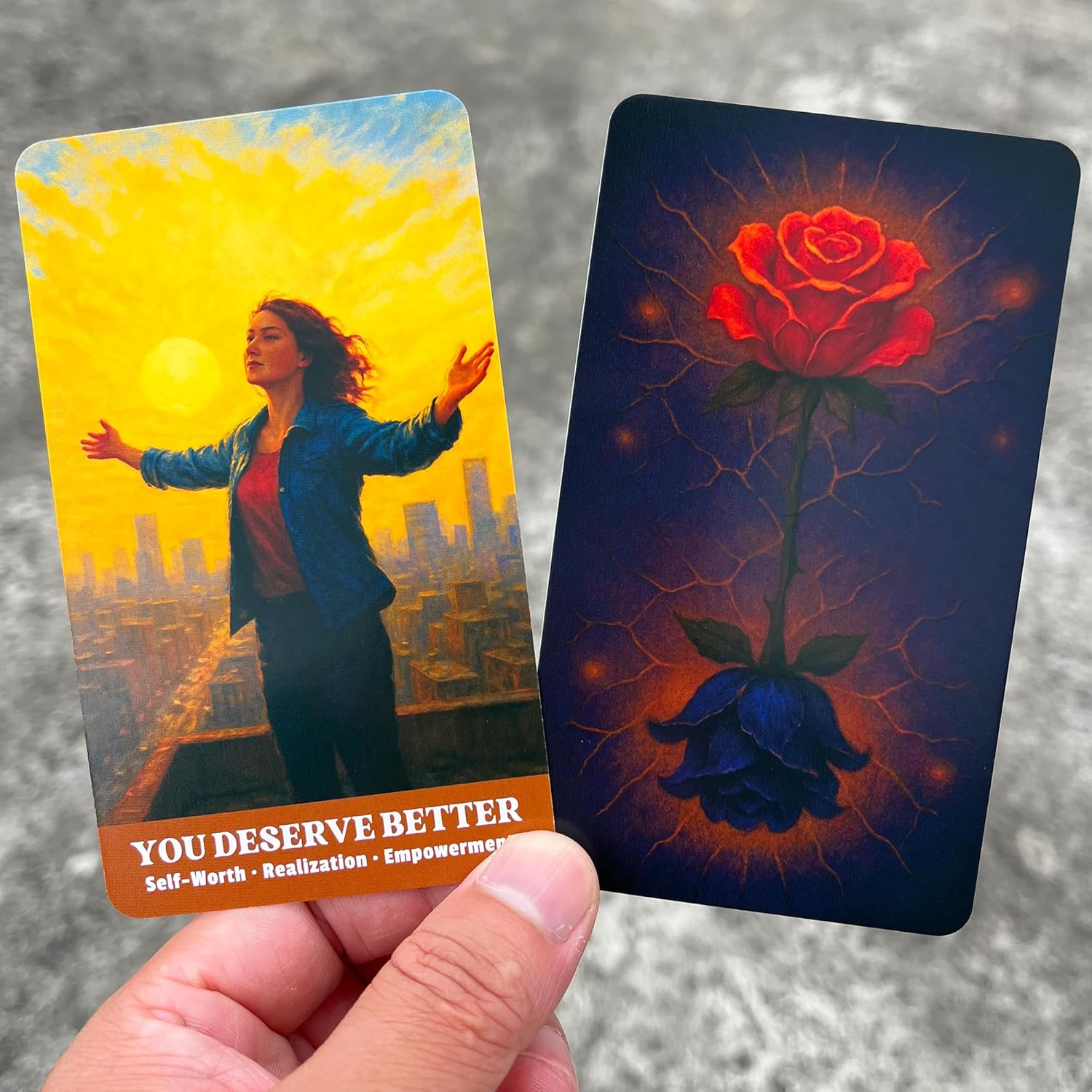 Messy Truth Oracle, Oracle Cards for Beginners, 54 Cards Deck for Love Relationship Clarity, Emotional Healing and No-Contact Reflection, Straight-Talking Cards for Shadow Work and Self-Empowerment
