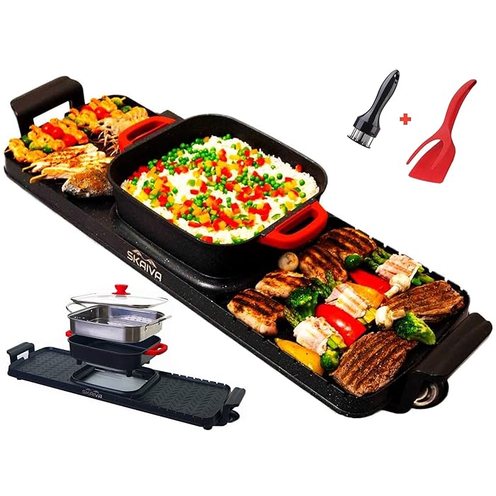 Buy Skaiva Electric Hot pot with grill 3 in 1 Multifunctional indoor