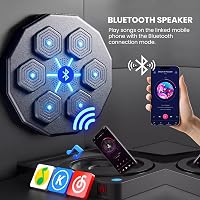 MAGIC SELECT Zenés Boxzsák LED Világítással, Bluetooth Ütésdetektálás és Boxkesztyűvel 3