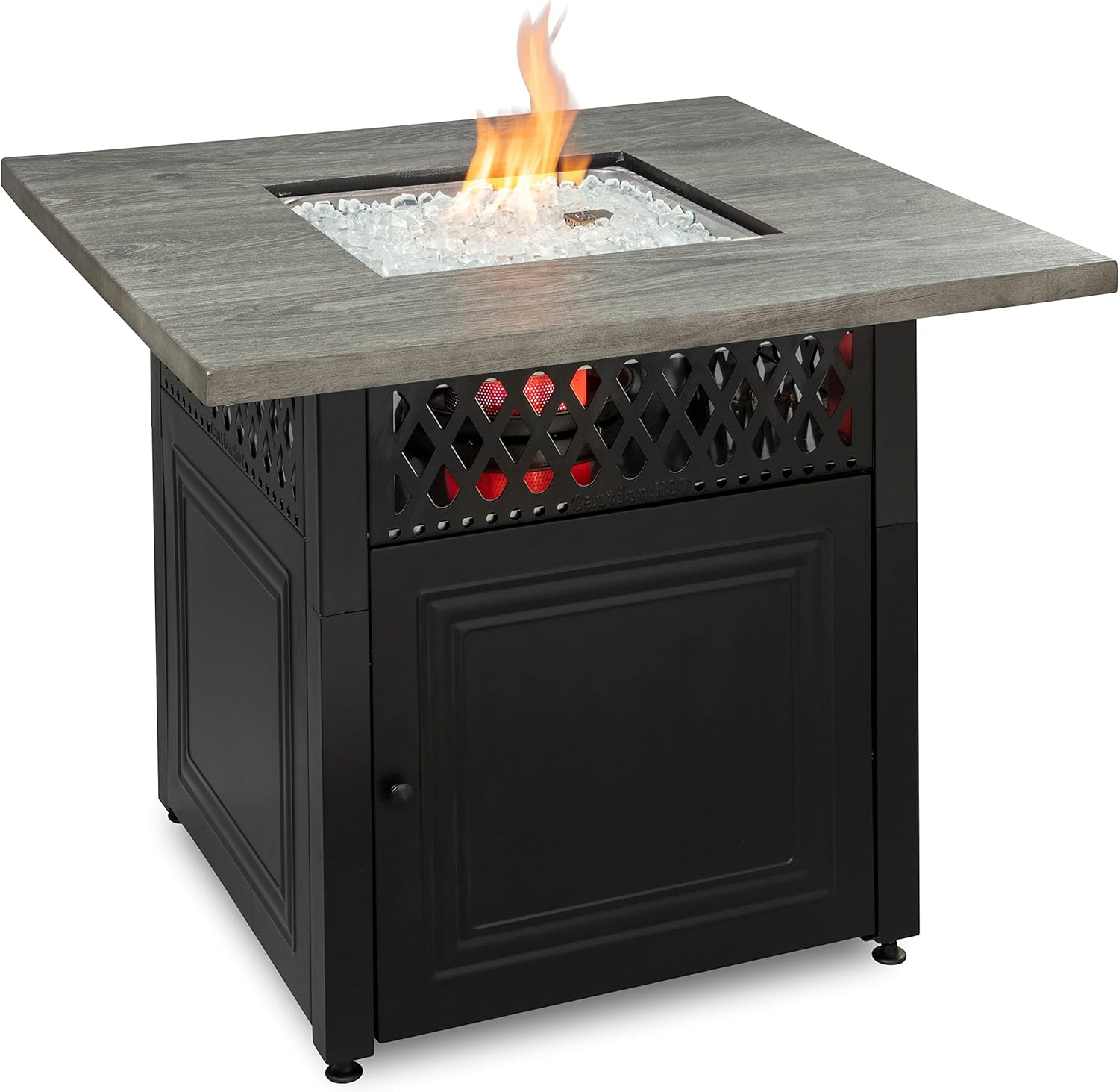Endless Summer DualHeat Dakota 38" Fire Pit | Dual Heat 2-in-1 Propane Fire Pit & Outdoor Heater | 41,000 Total Combined BTU