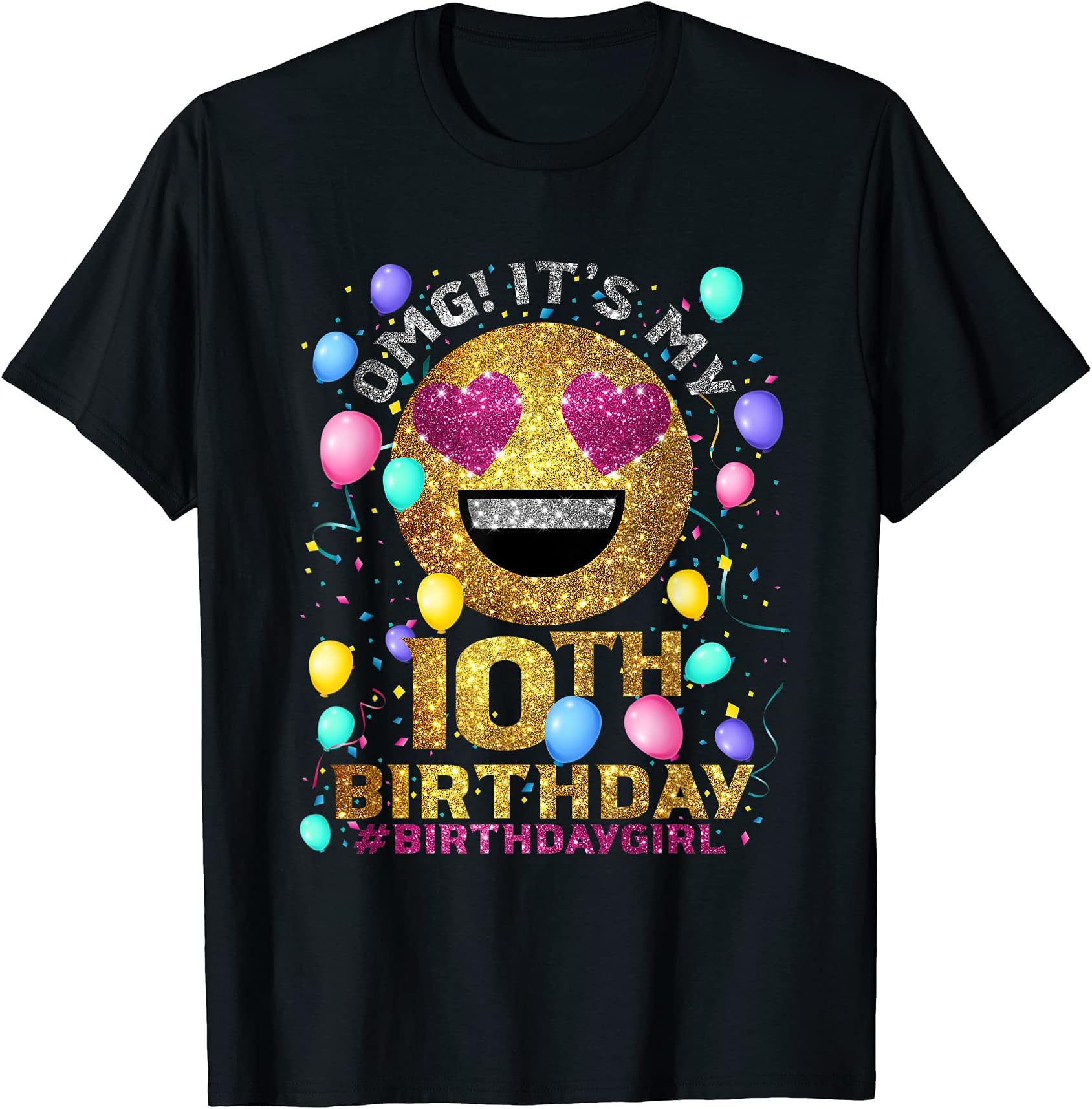 10th Birthday Shirts For GirlsBirthday Girl Shirt 10 Years Old | It's My 10th Birthday T-Shirt