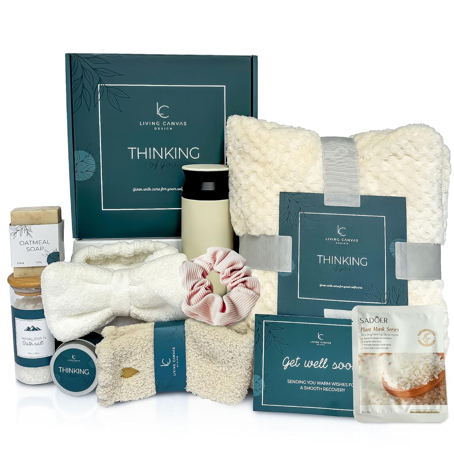 Self Care Gifts for Women 11 Piece, Womens Get Well Gifts for Mom Girlfriend Wife Daughter, Women’s Spa Gifts Baskets With Bath Salts, Oatmeal Soap, Blanket, Encouraging Inspirational Gift Basket Self Care Gifts for Women 11 Piece, Womens Get Well Gifts for Mom Girlfriend Wife Daughter, Women’s Spa Gifts Baskets With Bath Salts, Oatmeal Soap, Blanket, Encouraging Inspirational Gift Basket