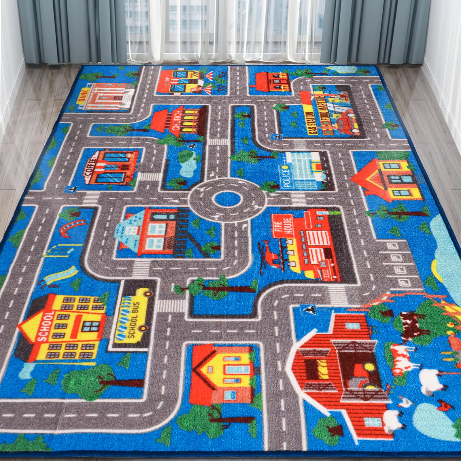 Amazon.com: Kids Carpet Playmat Rug 110.2