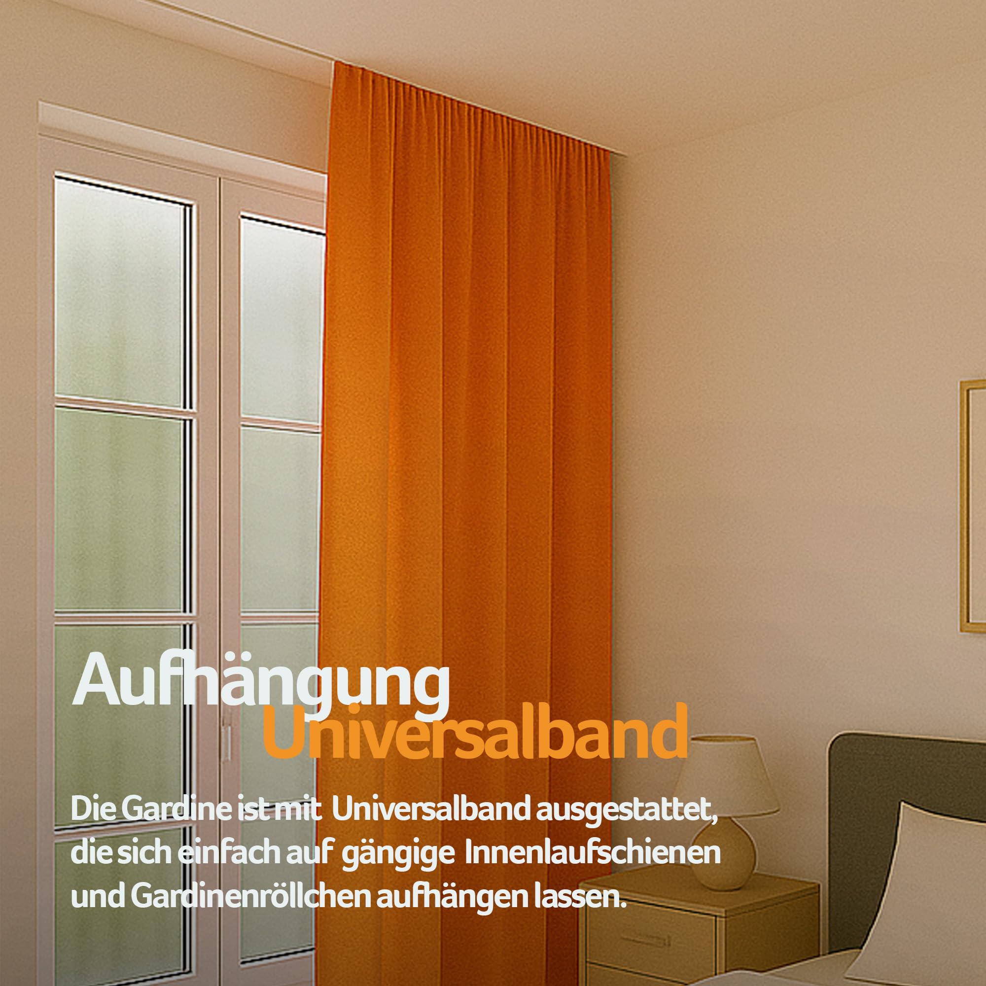 Voppi Gordijnen met inslagringen, 140 x 230 cm, kant-en-klaar Voppi Gordijnen met inslagringen, 140 x 230 cm, kant-en-klaar