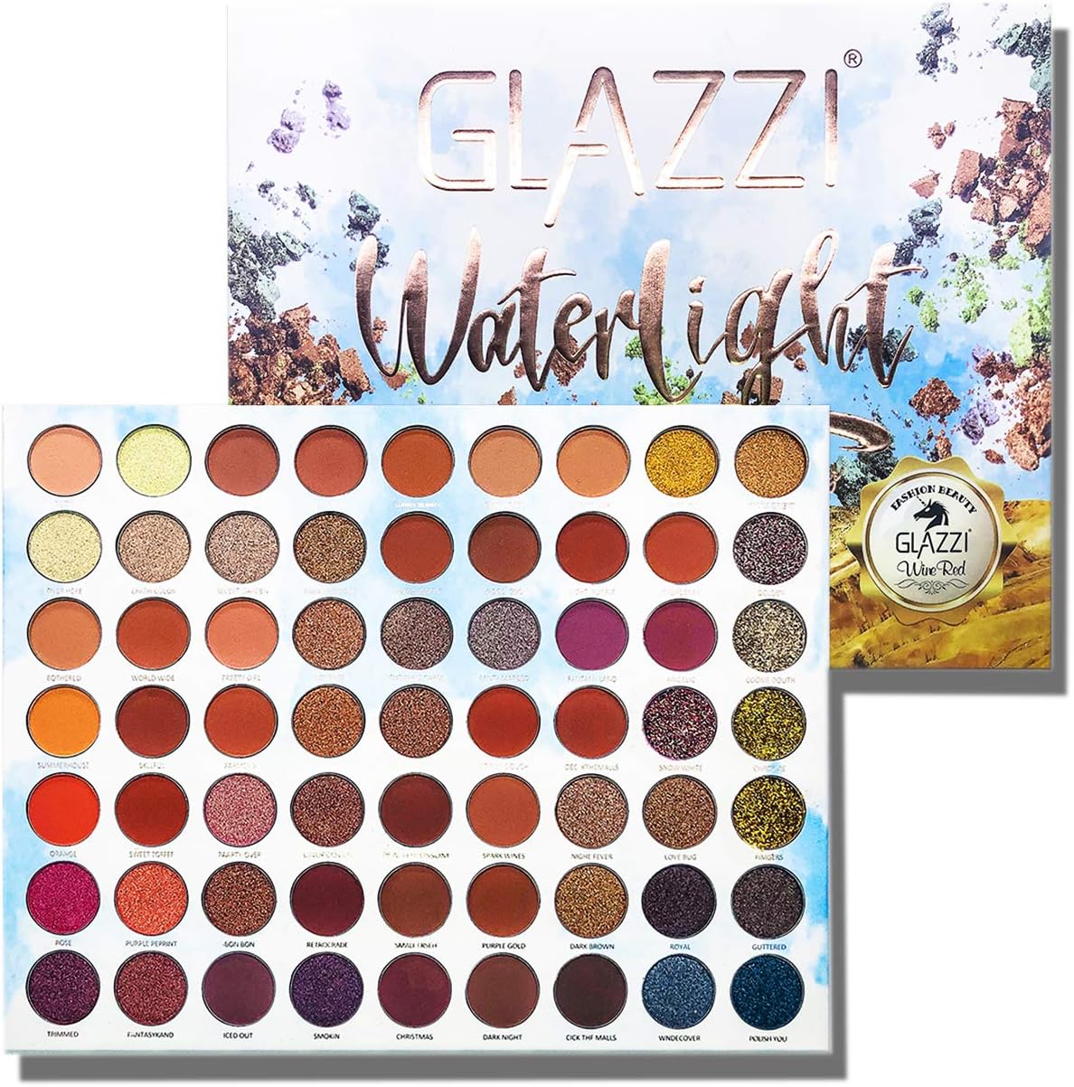 Makeup Palette 63 Colors Shimmer and Matte Eyeshadow Supper Pigmented Long Lasting with Mirror Stage Colorful Make up Palette Professional Cosmetic Big Tray Powder Eye Shadow