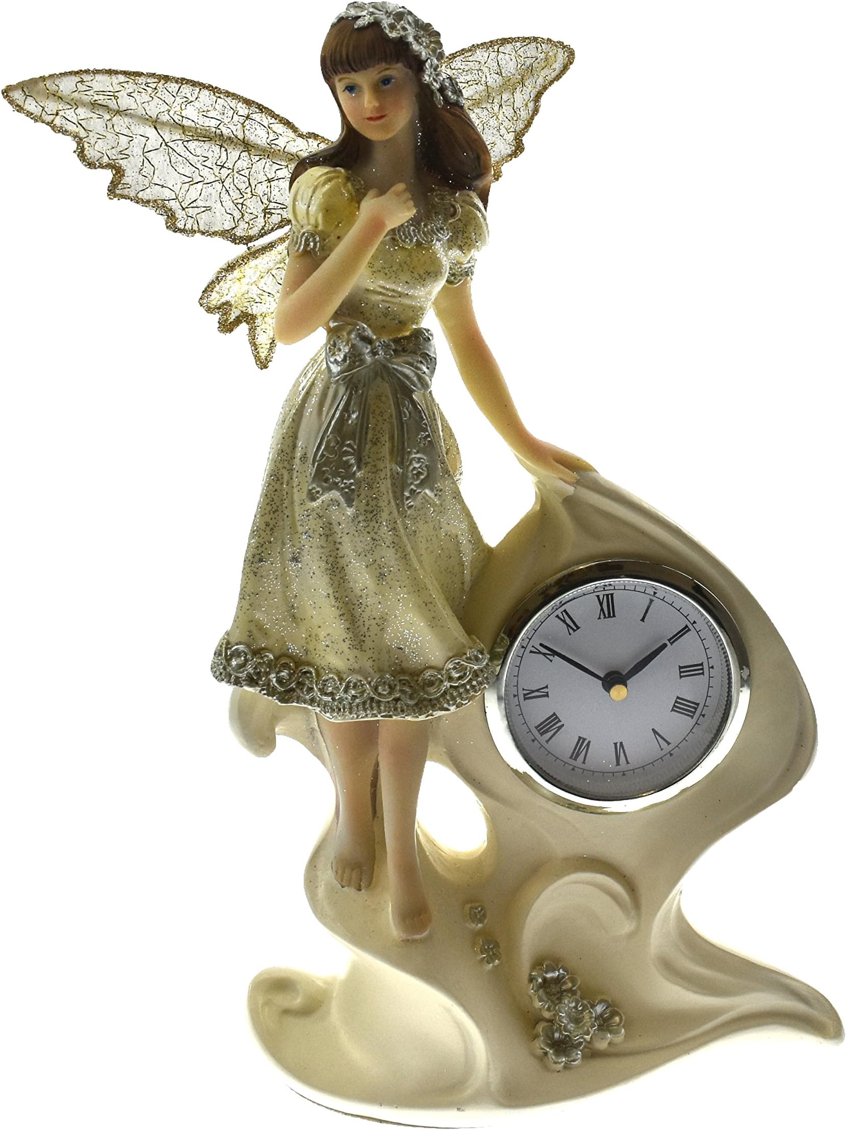 Fairy Wishes Gift Ornament Mantel Clock