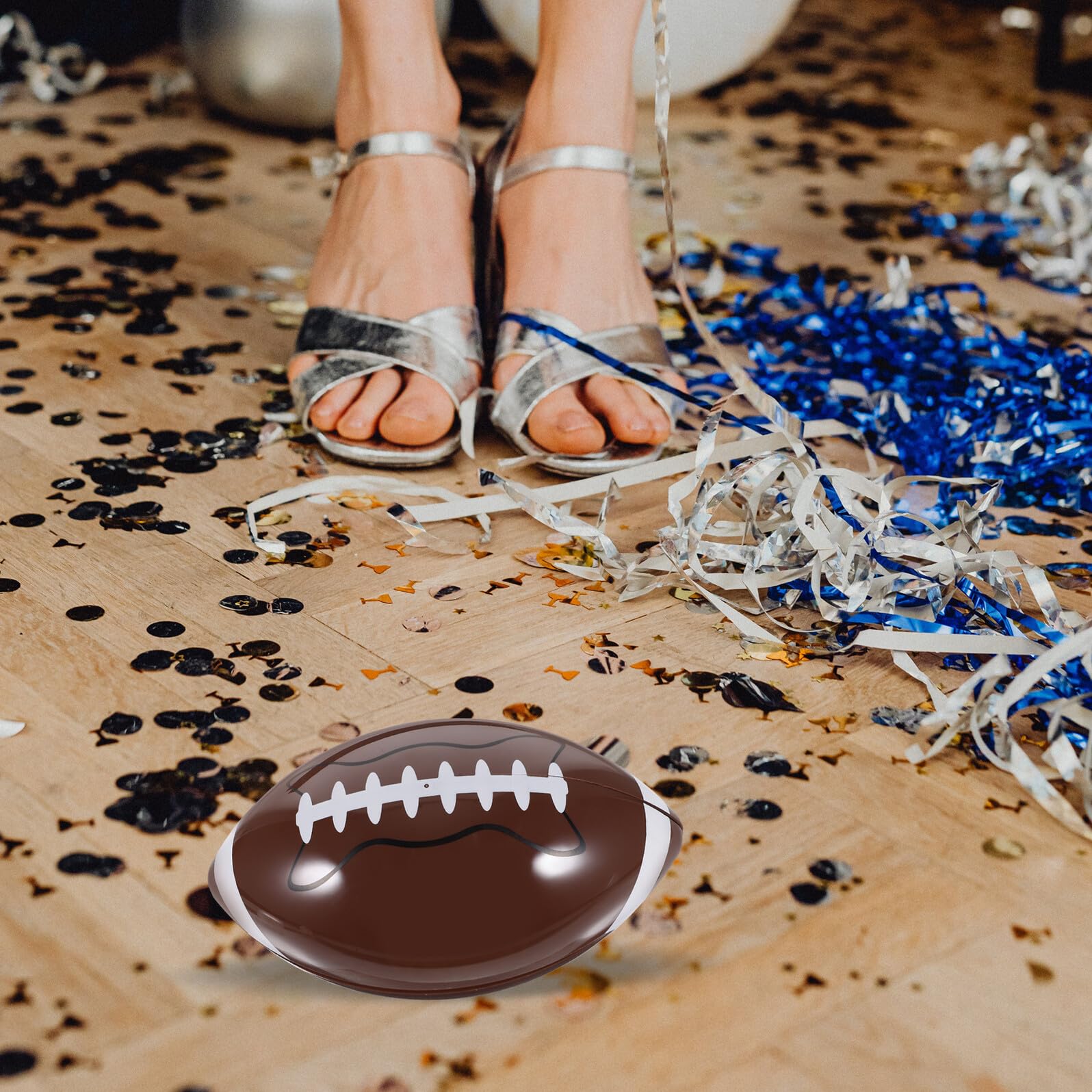 Veemoon Gender Reveal Ball mit Pulver Rugbyball Party Dekoration für Babyparty und Geschlechtsverkündung Leichtes Farbiges Pulver für Gender Reveal Partys