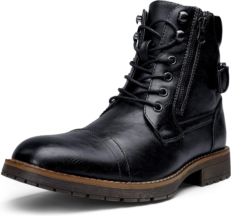 Men's Boots Motorcycle Combat Casual Boots
