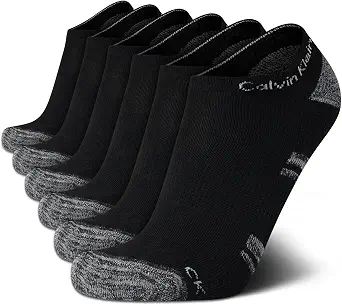  Mens 6 Pack Soft Cushioned Athletic No Show Socks | Lightweight Breathable Cushion Athletic and Casual Low Profile Sock All Day Comfort for Sneakers or Loafers