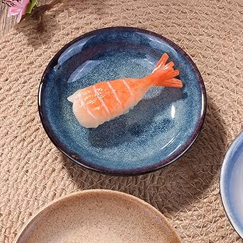 Amazon.co.jp: Whitenesser 陶器 醤油皿 4個セット ディッピング