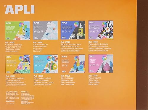 Miniatura 2 de APLI 17596  Bloc de papel surtido 12.6 x 9.4 in 45 hojas