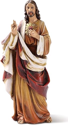 Josephs Studio by Roman Inc Colección Renaissance 625 pulgadas de alto corazón sagrado de Jesús figura religiosa decoración religiosa regalos