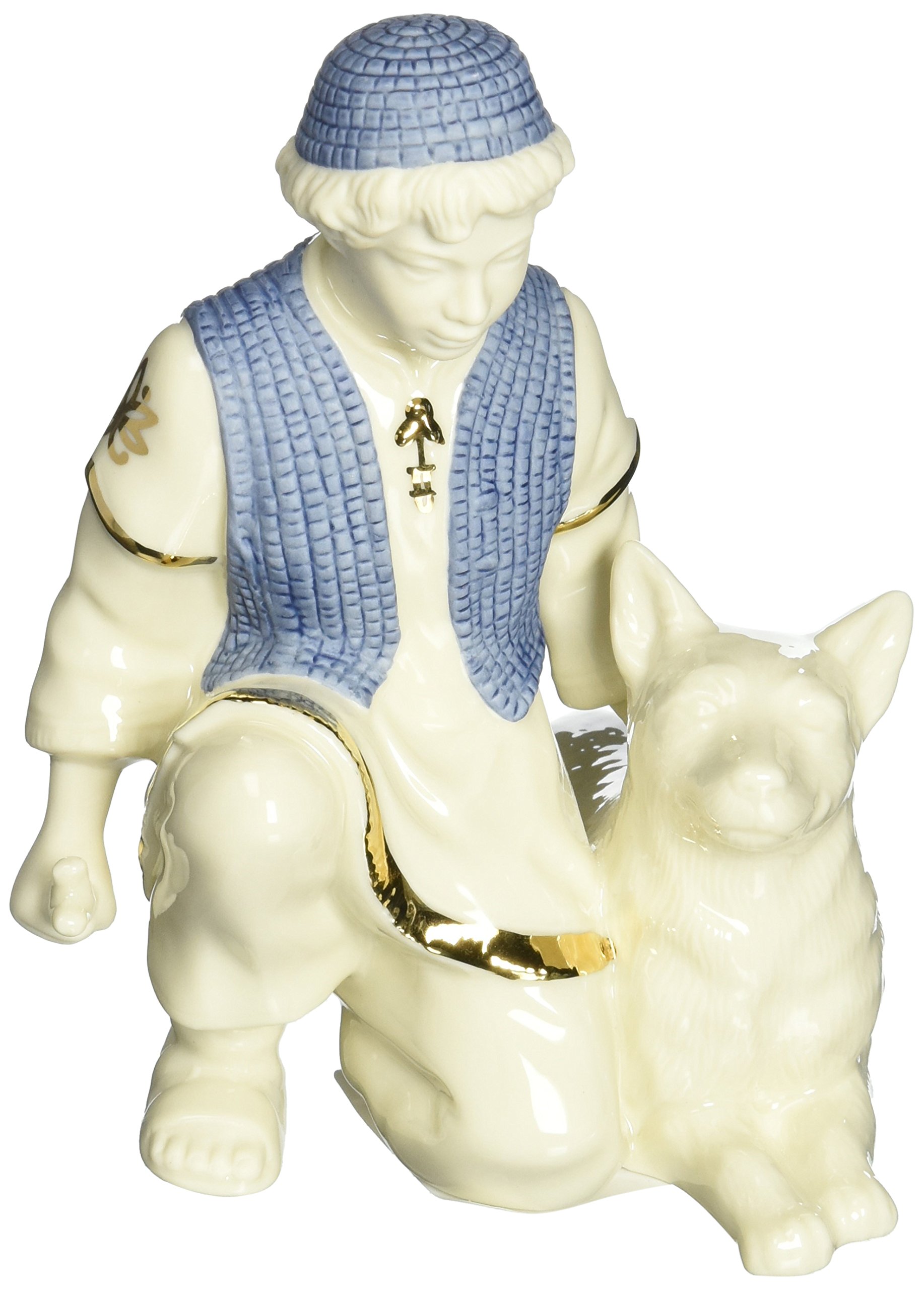 853743 First Blessing Nativity Shepherd & Dog Figurine