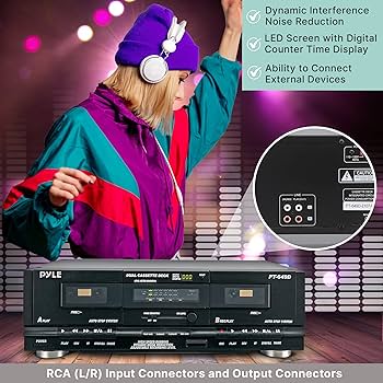 Amazon.co.jp: PyleUsa デュアルカセットデッキ | RCAケーブル