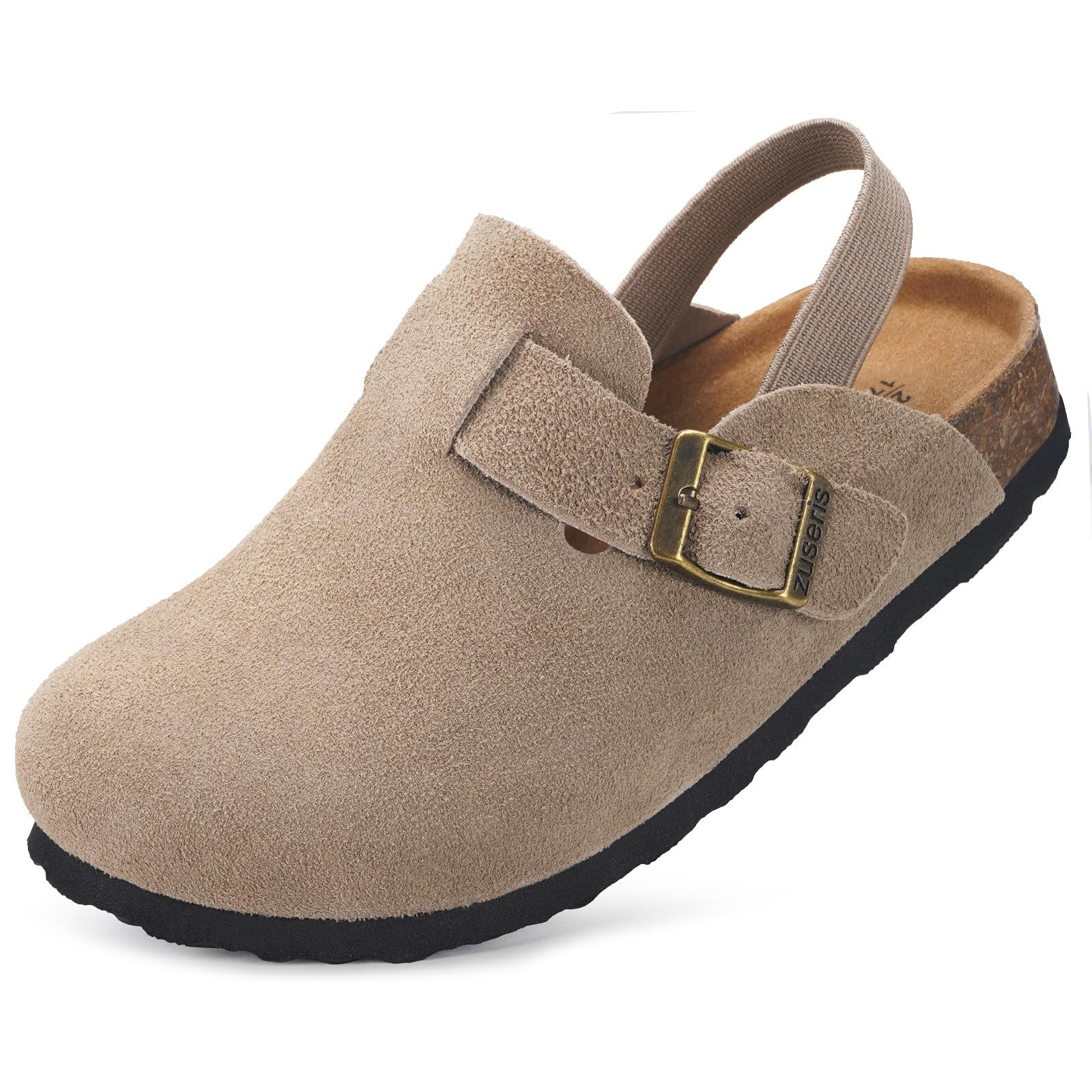 Mules Fille Sabots Garçon Chausson Enfant Pantoufle bébé Antidérapants Chaussures de Jardin Semelle en Liège Sandales
