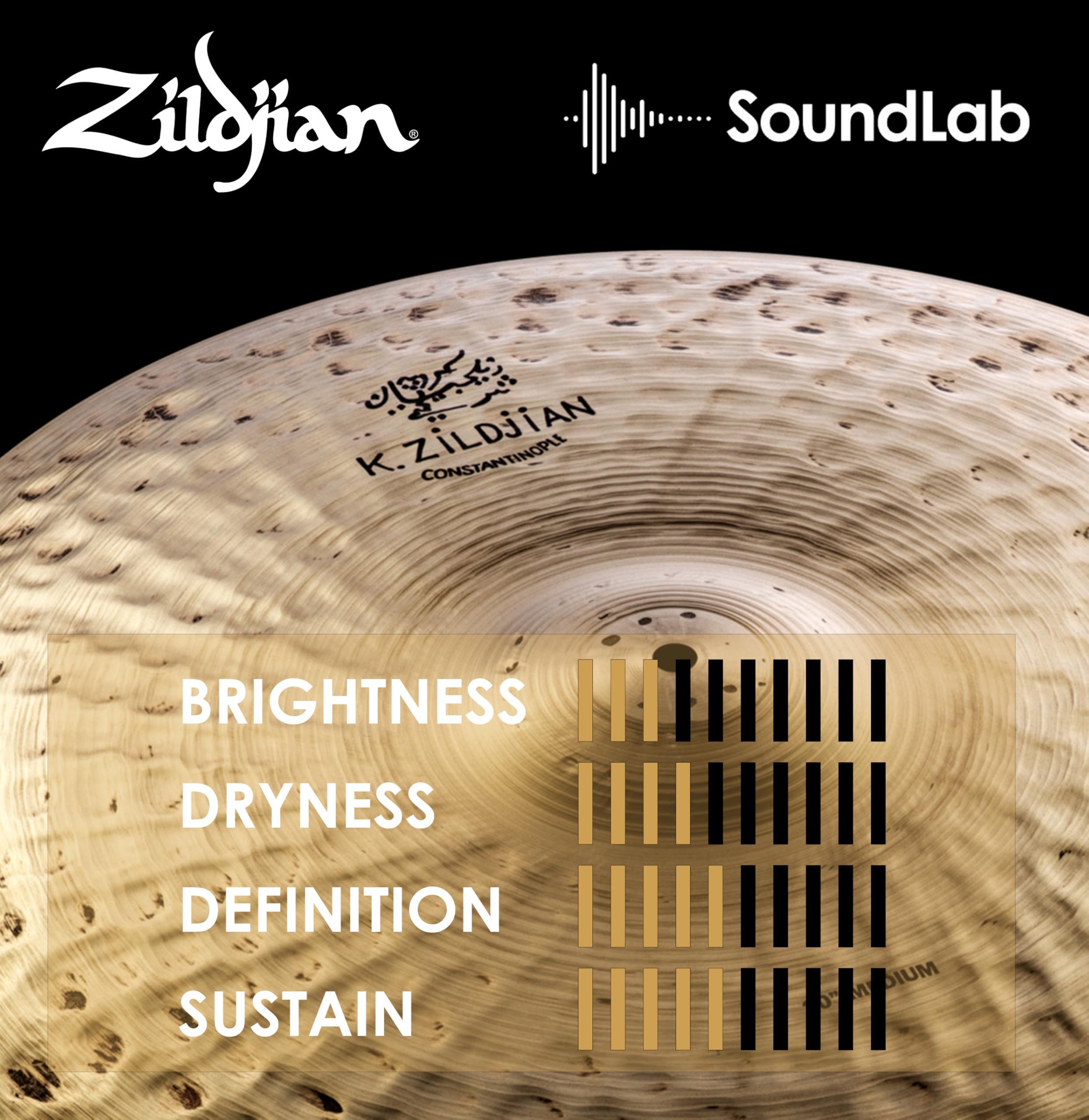 Zildjian K Constantinople Series - 22" Medium Ride Cymbal