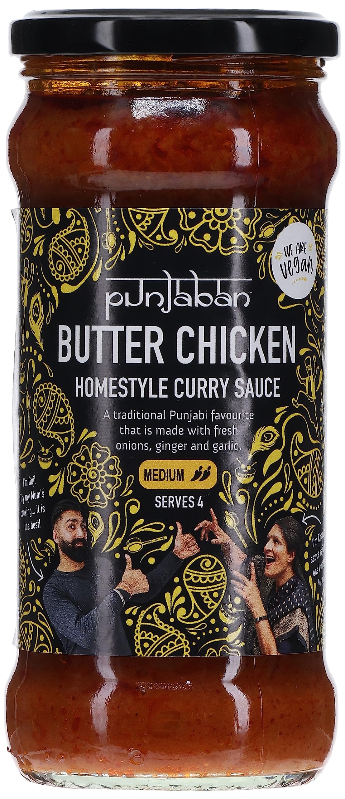 Punjaban Medium Butter Chicken Curry Base 350 gm For Tasty And Delicious