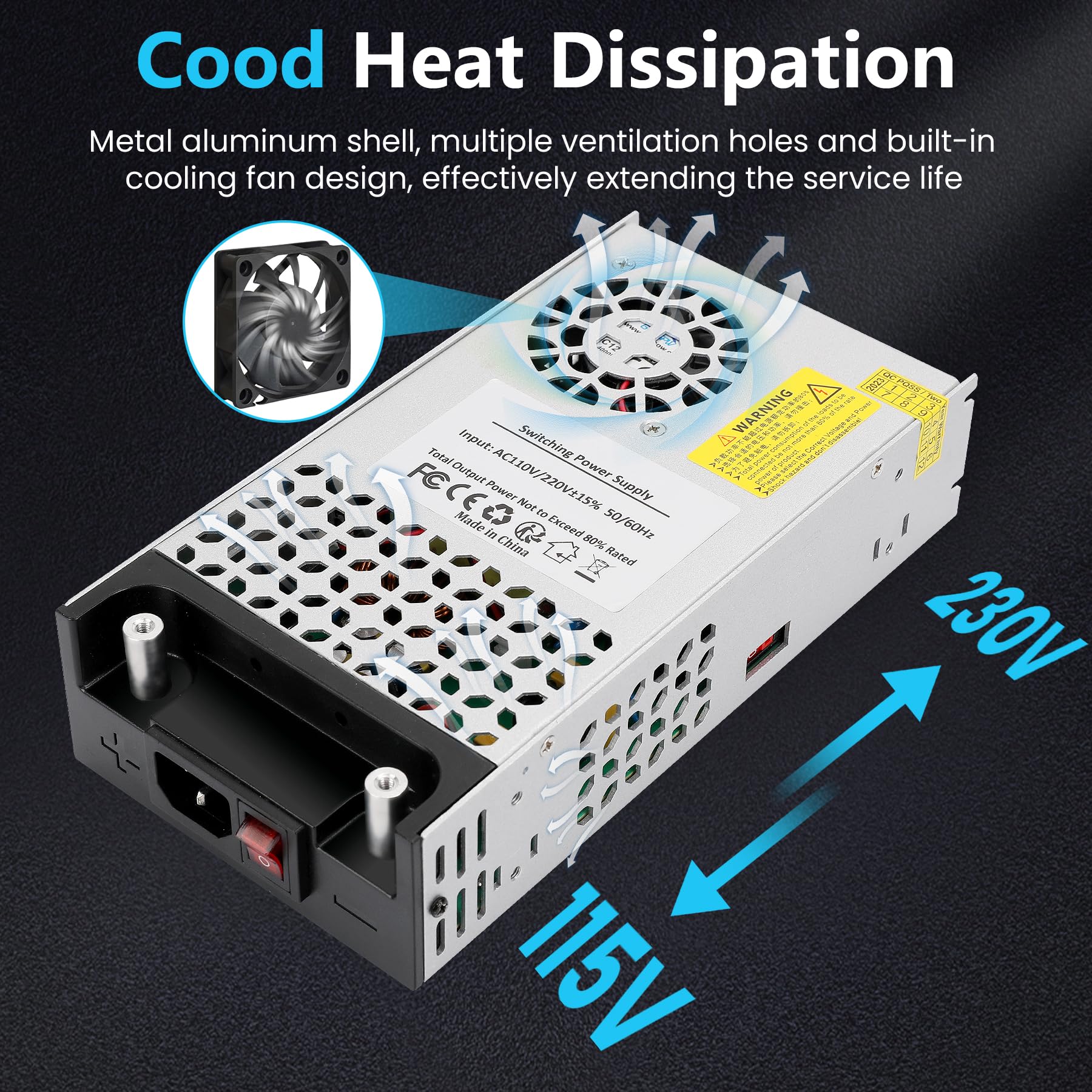 24V 2,5A AC/DC Adapter – Gestabiliseerd | CCTV, PTZ & Elektronica