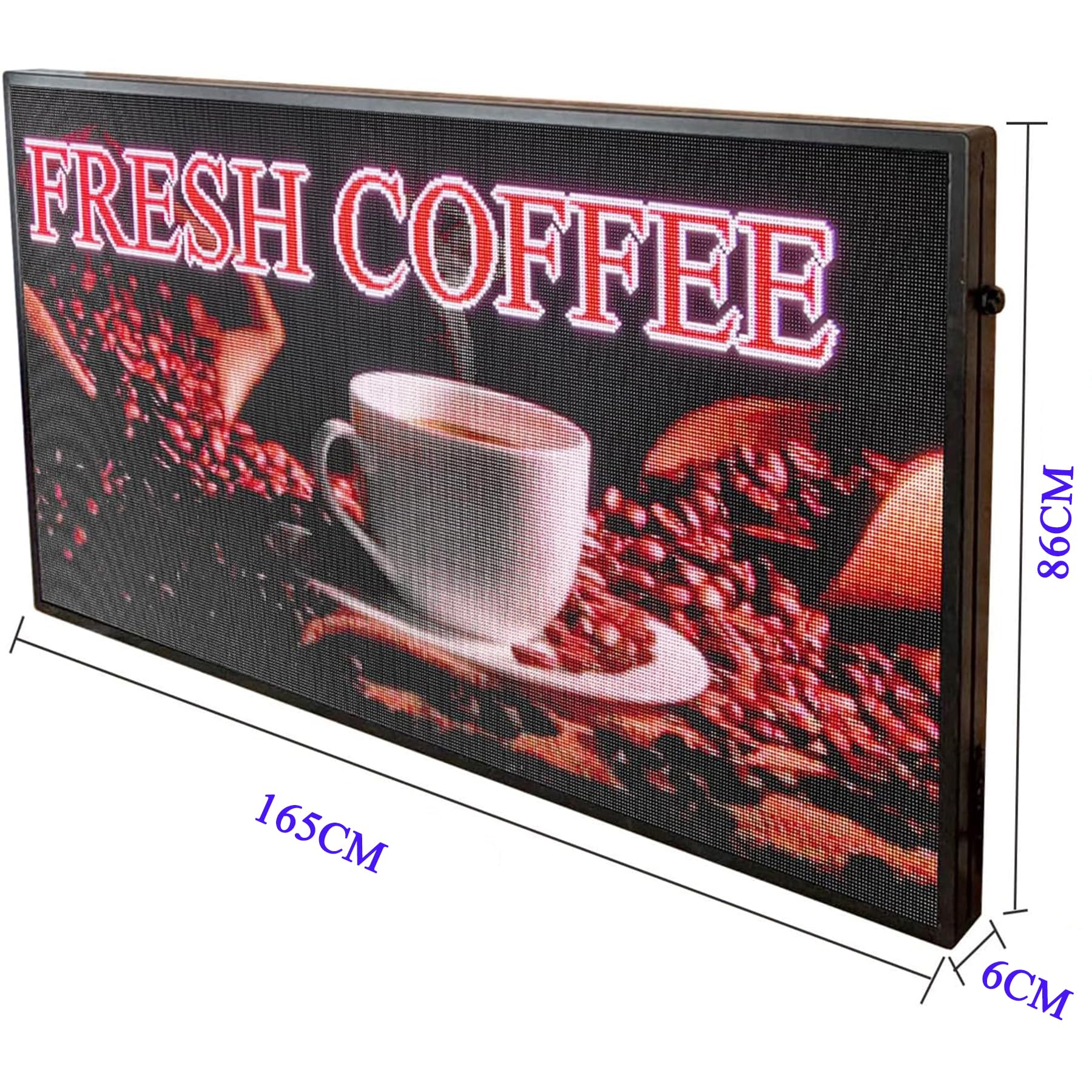 ［LED］大型電光掲示板 Amazon | P5 大型 LED看板 165X86CM 屋外用 電光掲示板 高輝度 電光