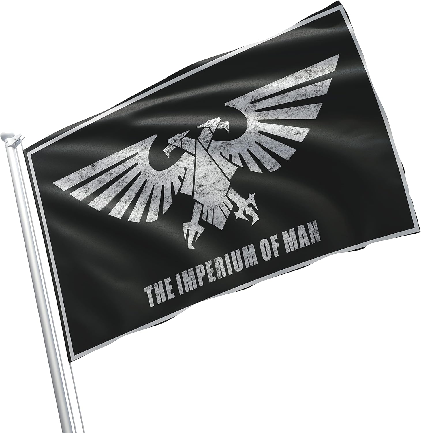 Warhammer Eagle 3x5 feet Flag Banner Vivid Color Double Stitched Brass Grommets (Warhammer Eagle)