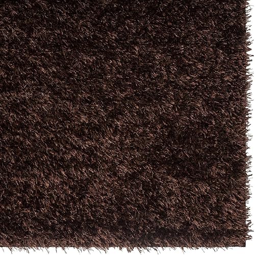 Miniatura 5 de LUXE WEAVERS Plush Collection - Alfombra de polipropileno de 5 x 7 pulgadas, color marrón