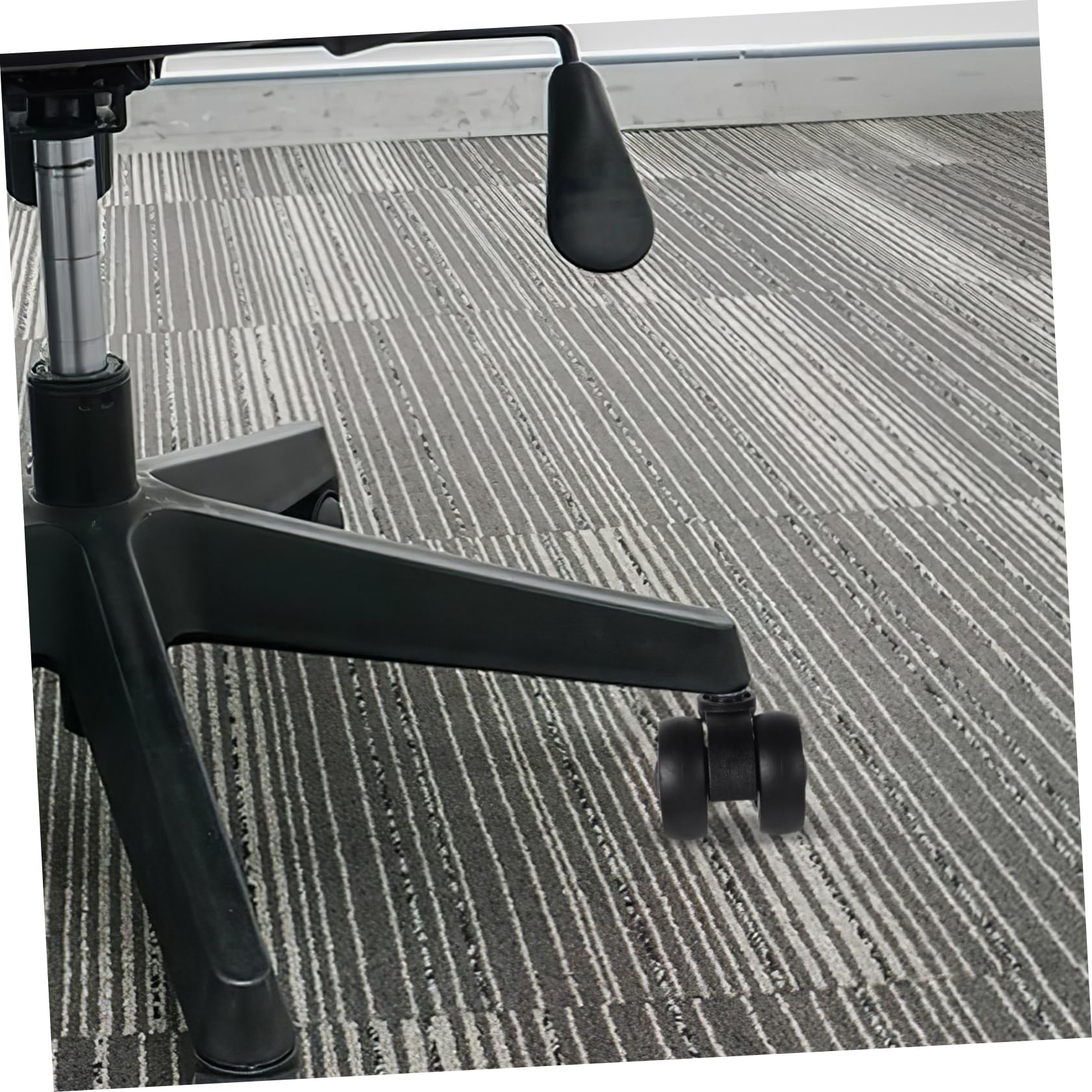 Ruedas Giratorias para Silla de Oficina de 2 Pulgadas, Silenciosas y Resistentes, Material Tpr y Metal, Ideales para Suelos de Baldosa y Madera, Paquete de 5 Unidades