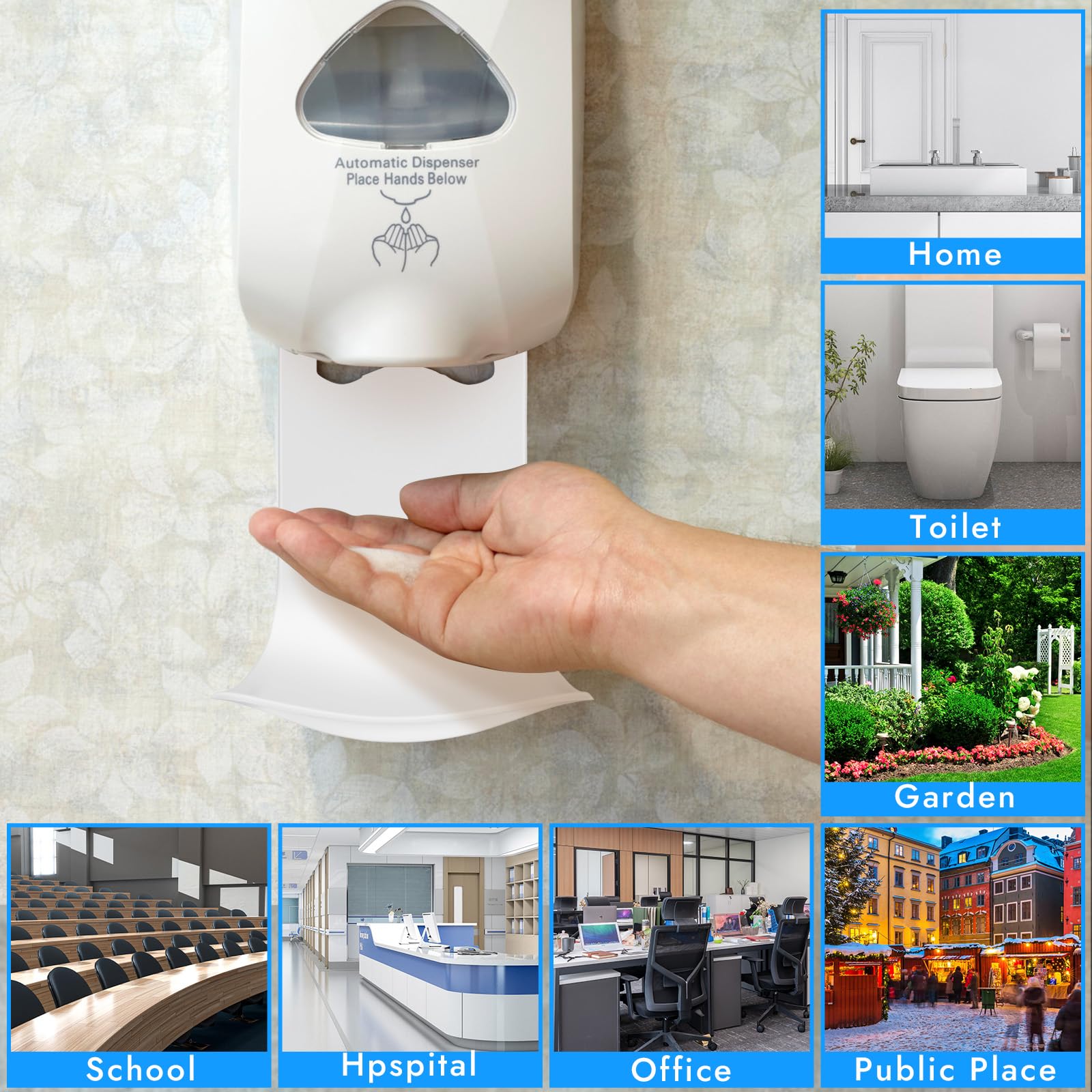 Bandeja dispensadora de goteo para montaje en pared, soporte dispensador de jabón, colector de goteo de detergente para ropa para evitar goteos y rociados (blanco) 5