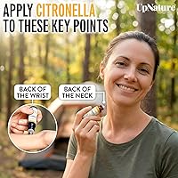 Vista 4 de UpNature Aceite de citronela roll-on - Aceite esencial de citronela 100% natural para la piel - Esenciales de camping