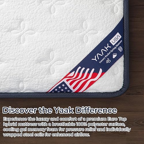 Miniatura 7 de Colchón tamaño King de 12 pulgadas, colchón híbrido firme medio, alivio del dolor de espalda, espuma viscoelástica sin fibra de vidrio, aislamiento