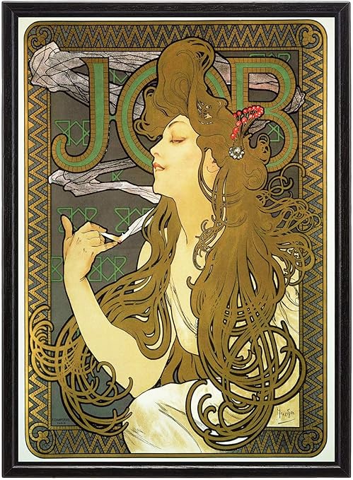 Amazon Co Jp ポスターミュシャ Job ジョブ 木製黒フレーム付 A3サイズ 壁掛け 上質 インテリア 壁紙用 絵画 アート 壁紙ポスター Diy 工具 ガーデン Amazon Co Jp ポスターミュシャ Job ジョブ 木製黒フレーム付 A3サイズ 壁掛け 上質 インテリア 壁紙用 絵画 アート 壁紙ポスター Diy 工具 ガーデン