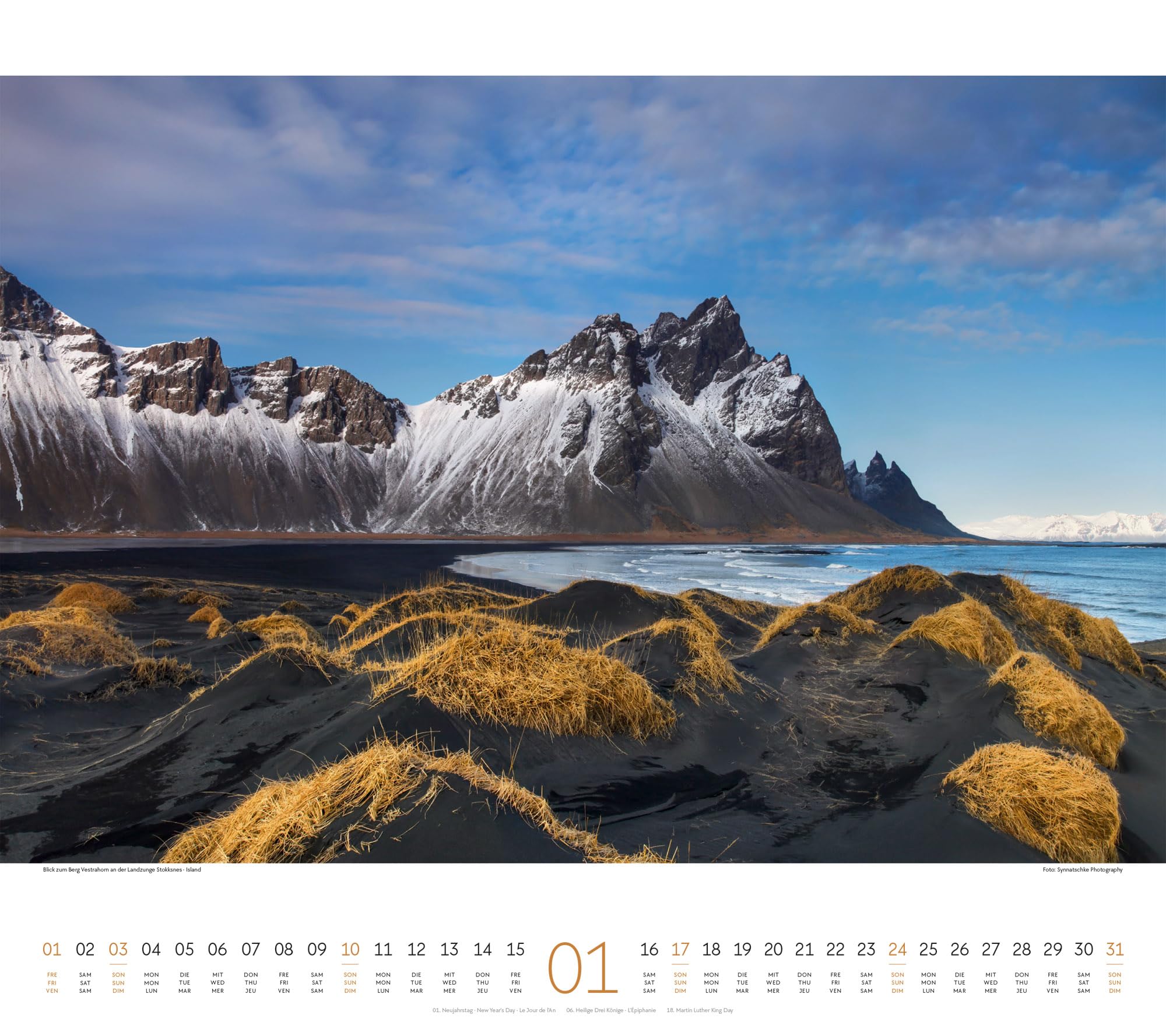Phantastische Landschaften Kalender 2027 | Bildgewaltiger Natur-Kalender im großen Querformat (54x48 cm) | Beeindruckende Landschaften aus aller Welt