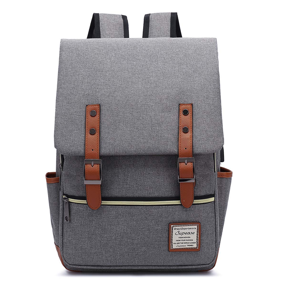 GOCART WITH G LOGO Laptop Backpack Daypacks Briefcase Convertible Business Travel with USB Charging Port Large School Bookbag Laptop Bag (Grey) (B089R5PB78) Amazon Price History, Amazon Price Tracker