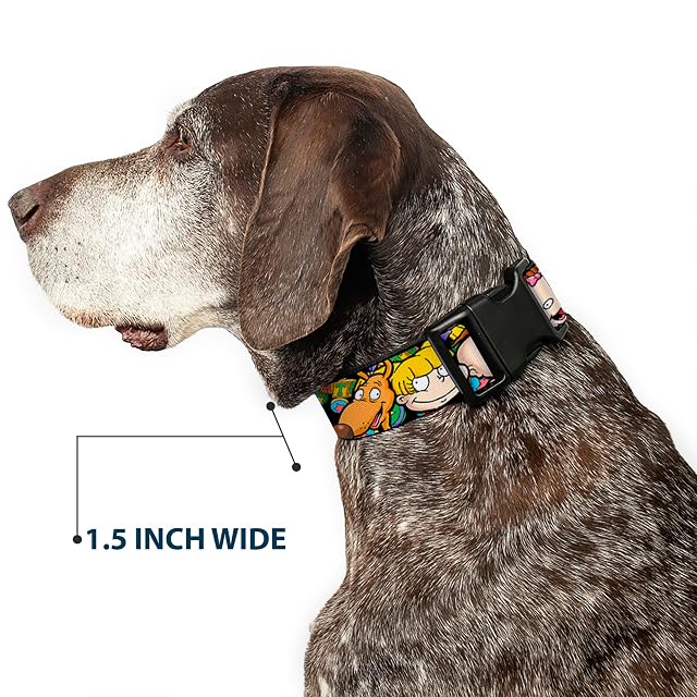 Foto 7 de 8 de Collar de Perro con Clip de plástico con Caras de Personajes Cerradas de 8 a 12 Pulgadas
