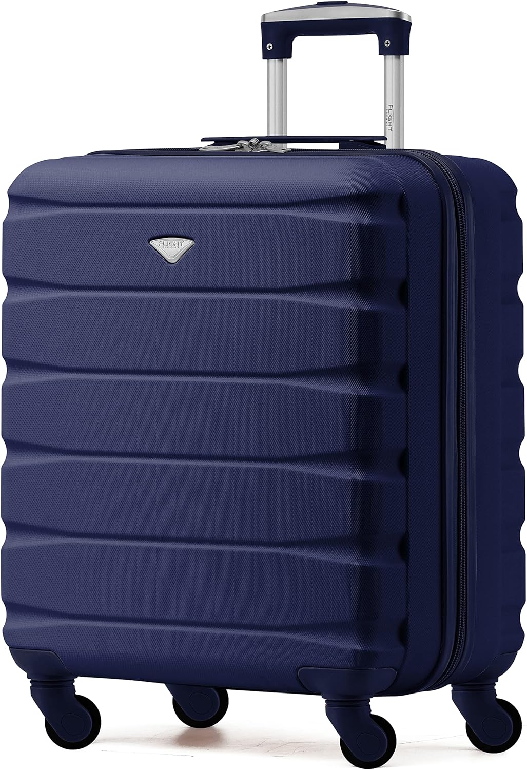 Flight Knight Set di 3 Valigie Leggere in ABS Dimensioni Compatibili con Trolley Bagaglio a Mano Alitalia, easyJet, RyanAir Priorita, Marina, Valigia