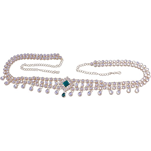 Kundan Studded Kamarband Belly Chain