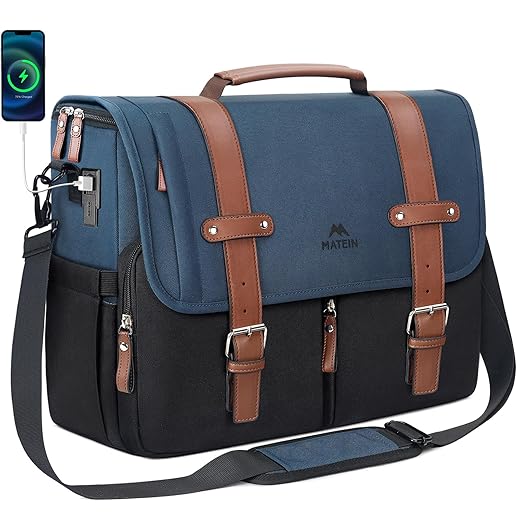 MATEIN Bolsa carteiro masculina