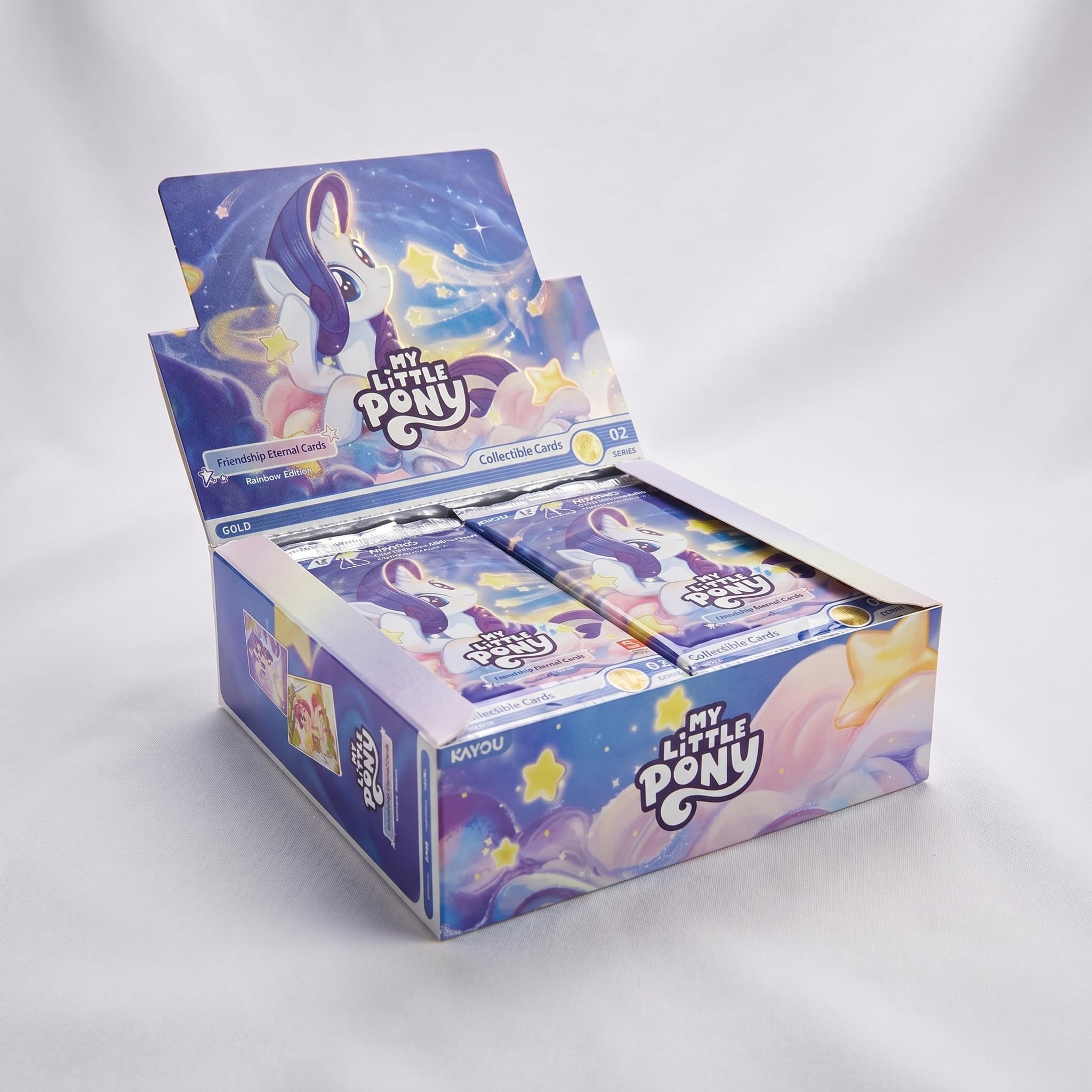 KAYOU My Little Pony Amicizia Eternal Cards - Rainbow Edition English Series 2 Original Box 20 Pack 100 Pcs [NA]