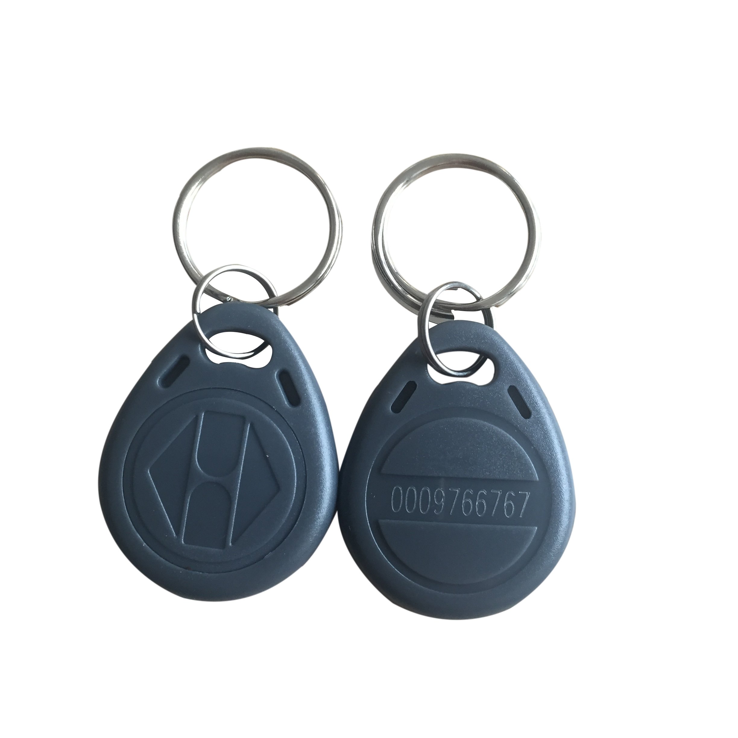 Yarongtech Grey Proximity Tag Rfid 125Khz Smart Em Id Em4100 Read Only Red/Grey/Orange/Black/Blue (Pack Of 10) (Grey)