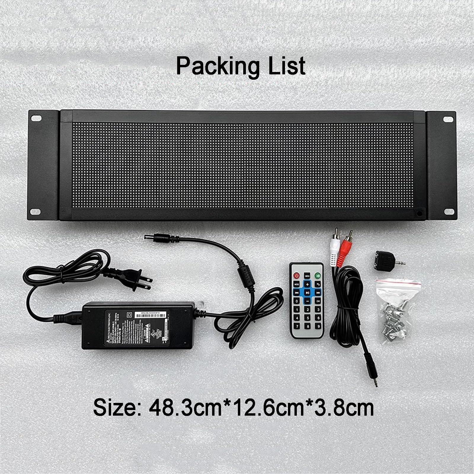 Analyseur de spectre audio LED avec 16 couleurs et 22 modes dynamiques, télécommande et commande vocale, parfait pour les musiciens de studio et une utilisation à la maison