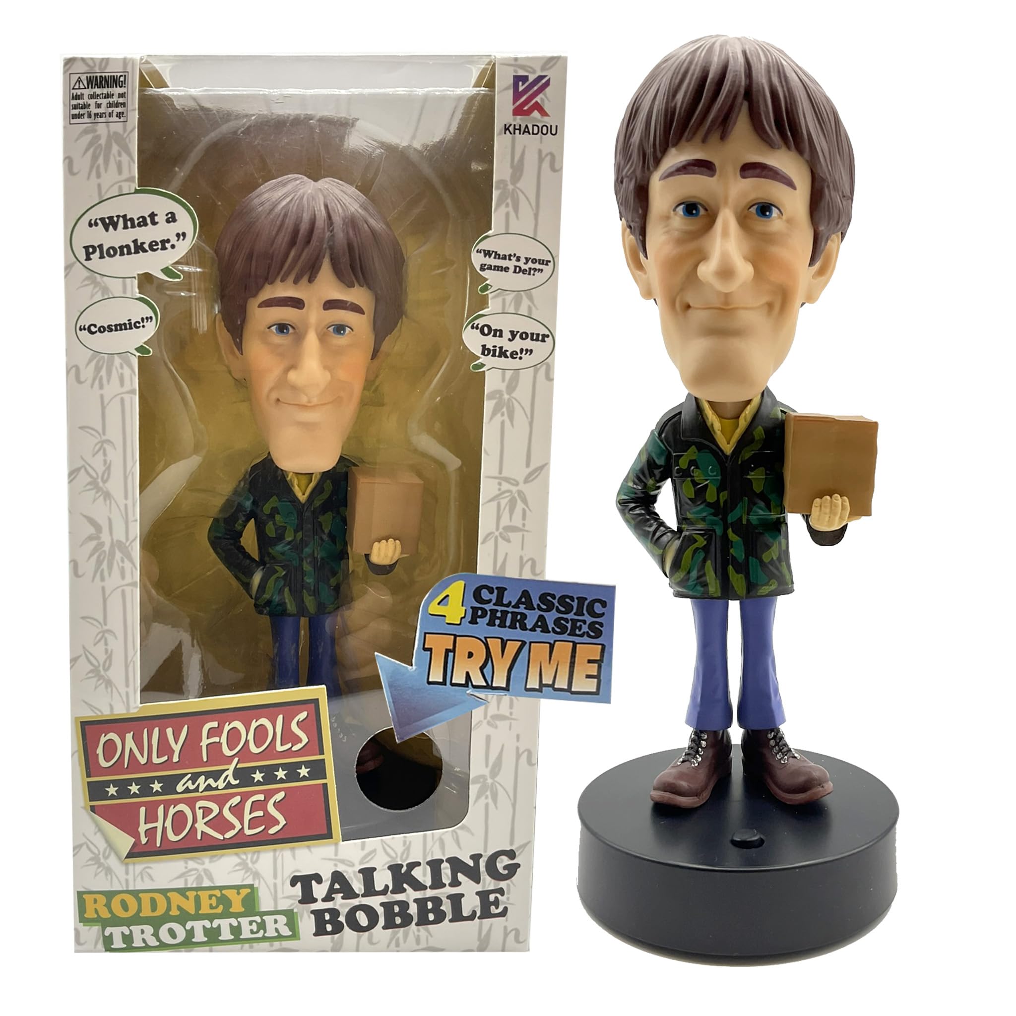 Only Fools And Horses Talking Bobbleheads - Rodney - Figura Parlante 17,8 Cm - Collezionabile Ufficiale