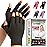 Compression Arthritis Gloves for Women and Men, Fingerless Rheumatoid Arthritis Carpal Tunnel Pain Relief Gloves, Hand Support Wrist Brace for Tendonitis Swelling Crocheting Typing Neuropathy Black S