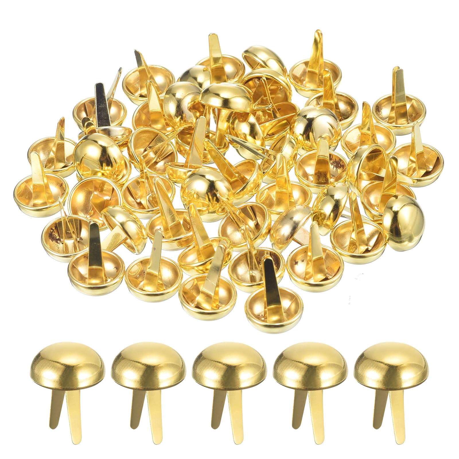 QUARKZMAN 50 Pezzi Di Spuntoni Per Piedini Della Borsa, 12mm Coni - 4