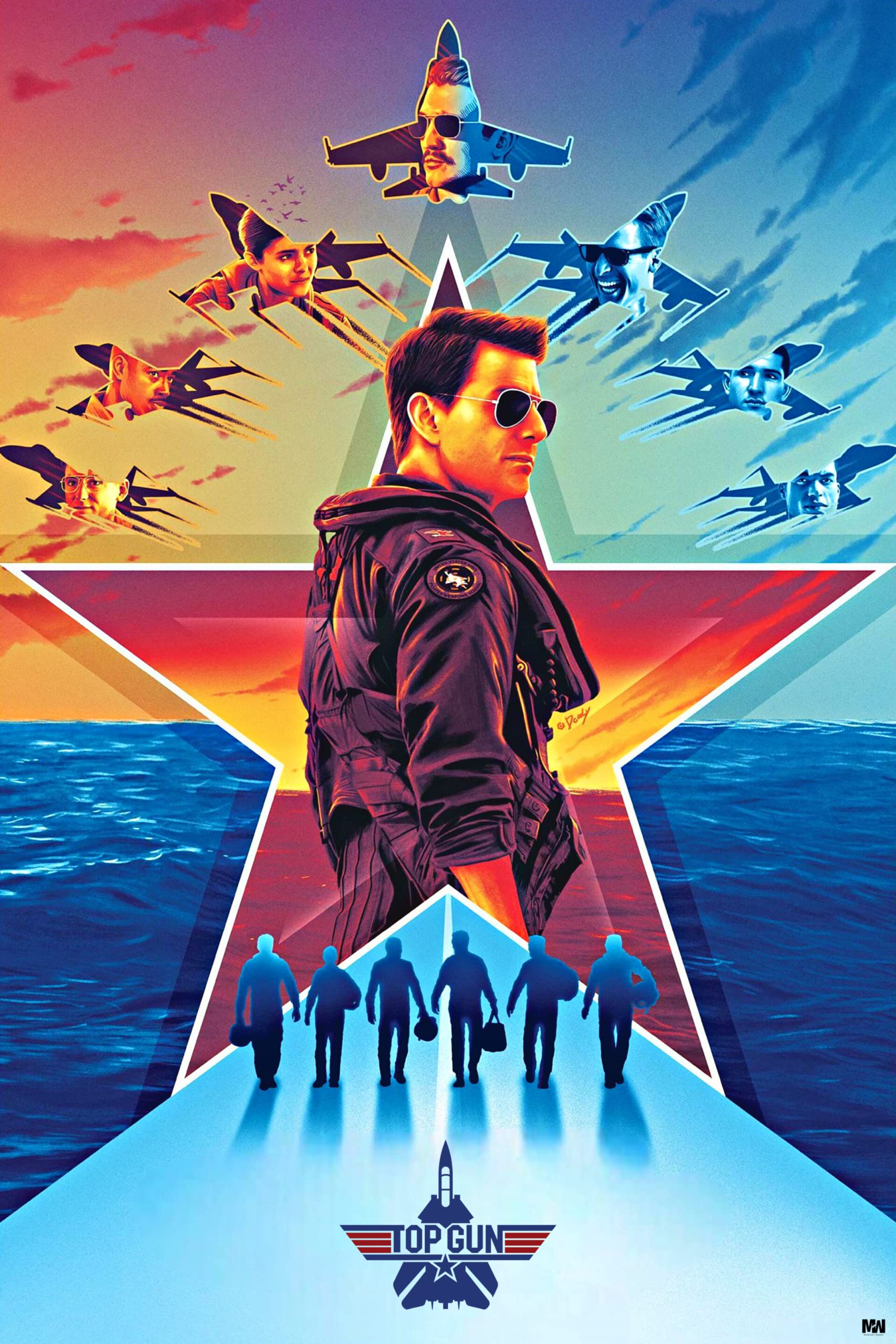 Midnight Works Top Gun Maverick Poster 12 x 18 inch 300 GSM
